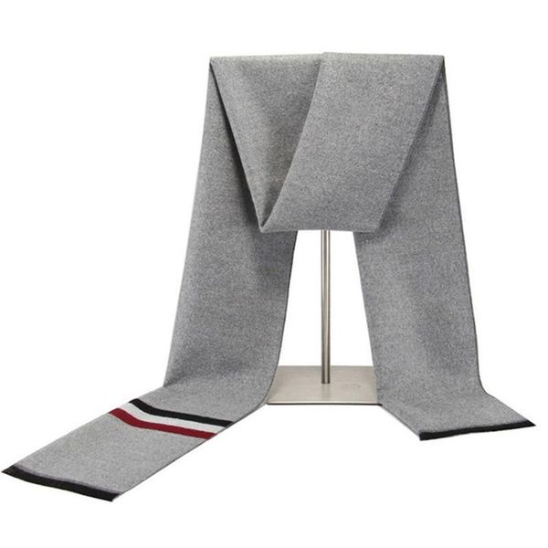 

scarves korea fashion long warm soft mens cashmere winter young students shawl wraps 30*180cm light color, Blue;gray