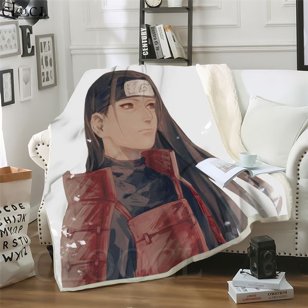 

cloocl blankets anime naruto senju hashirama 3d print harajuku air conditioning blanket sofa teens bedding throw plush quilt