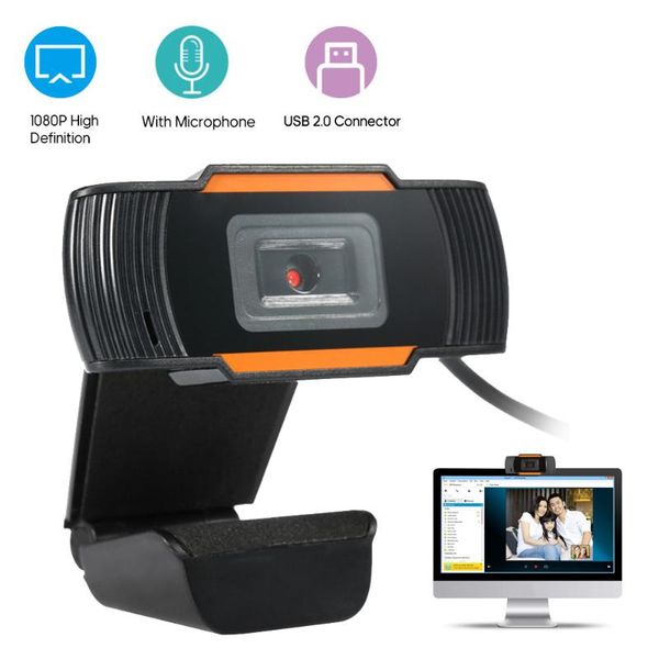 

webcam 1080p hd 1920 * 1080 auto focus usb 2.0 web camera with microphone plug and play computer webcam for pc computer laptop