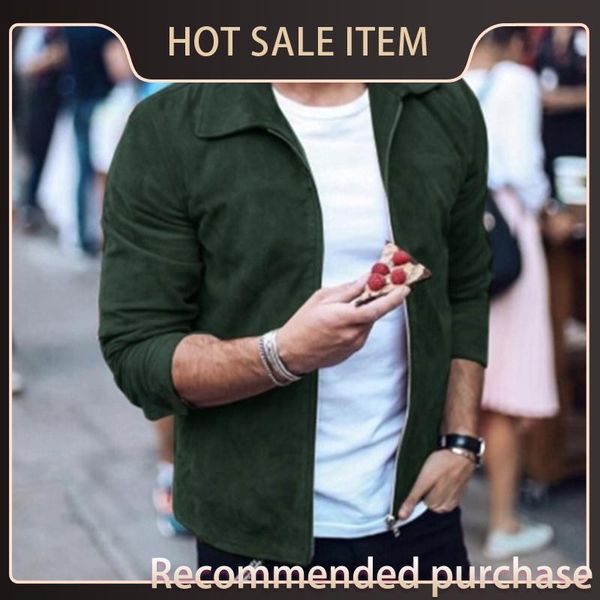 

designer mens zipper and men casual jackets short fashion homme color fly jacket spring solid autumn clothes lsxkn, Black