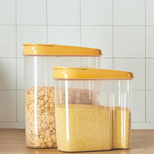 

storage bottles & jars 2pcs kitchen containers food multigrain grain tanks boxes sealed