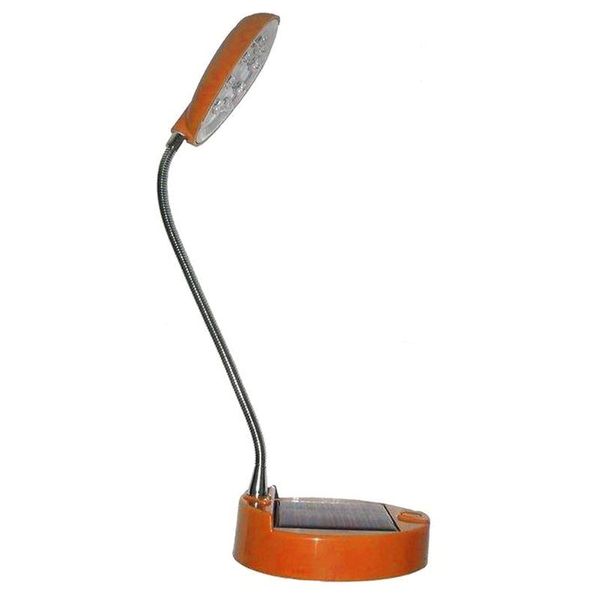 

8led adjustable gooseneck solar powered bedside deskusb rechargeable indoor home foldable energy saving table lamp bright