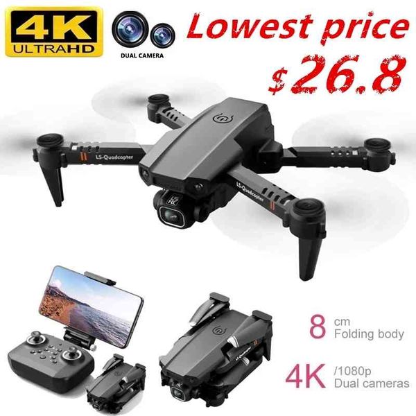 

new drone 4k double camera hd xt6 wifi fpv air pressure fixed height four-axis aircraft rc helicopter with