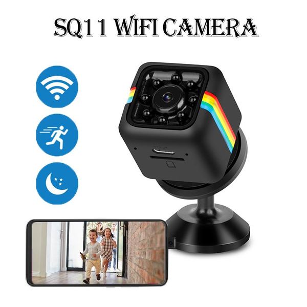 

cameras sq11 mini wifi camera 1080p night vision wide angle remote control build in battery micro action tf card