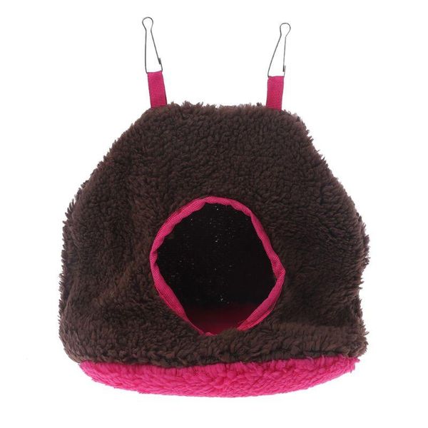 

plush parrot hammock cage bird hanging bed house nest tent winter warm dropship