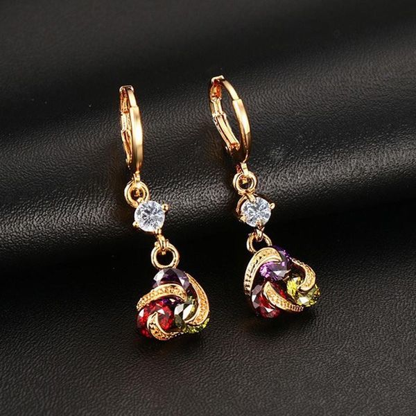 

stud fashion exquisite jewelry crystal earrings for women birthday anniversary party gift jewellery accessories 2021, Golden;silver