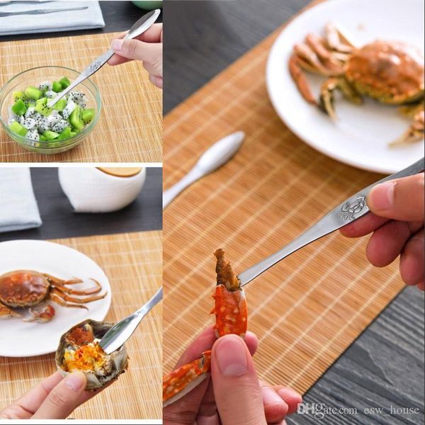 

stainless steel lobster crab tools seafood picks lobster fruit needle forks spoons seafood accessory c jllzqe ladyshome