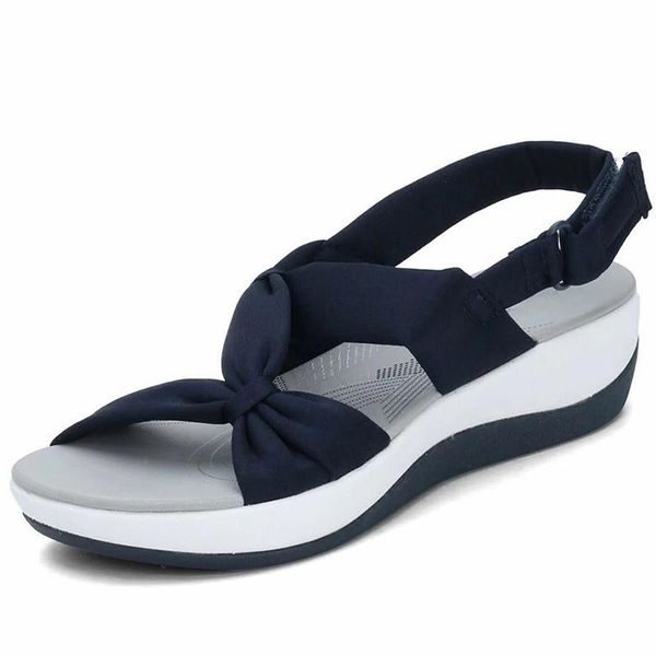 

sandals women wedges shoes for low heels sandalias mujer casual summer beach chaussure femme, Black
