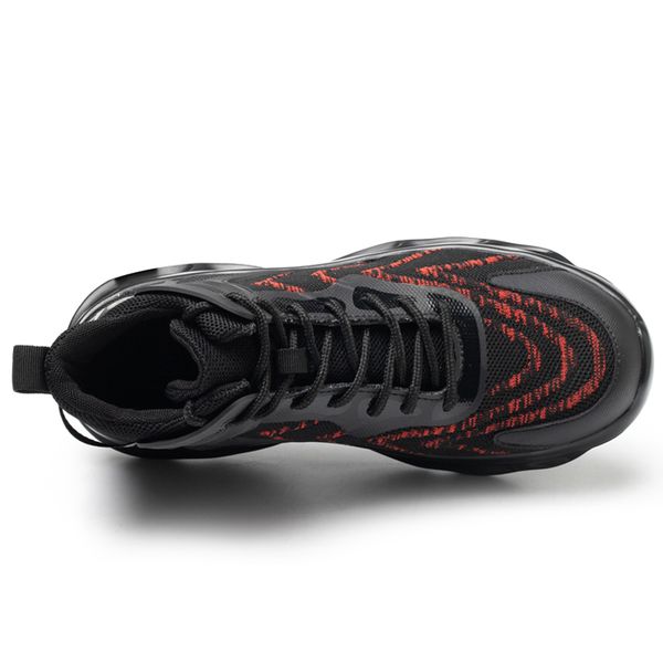 

new 2021 work & safety boots indestructible work sneakers anti-puncture safety shoes light outdoor anti-smash steel toe shoes, Black