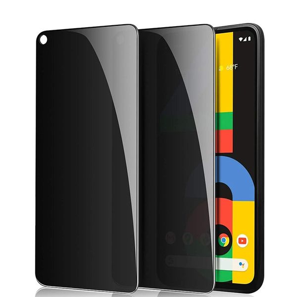 Anti-Spionage-Displayschutzfolie für Google Pixel 5 5A 6A 3a 4a 5G, Privatsphäre, HD-Folie, Pixel 6 Pro 3 4 XL, gehärtetes Glas