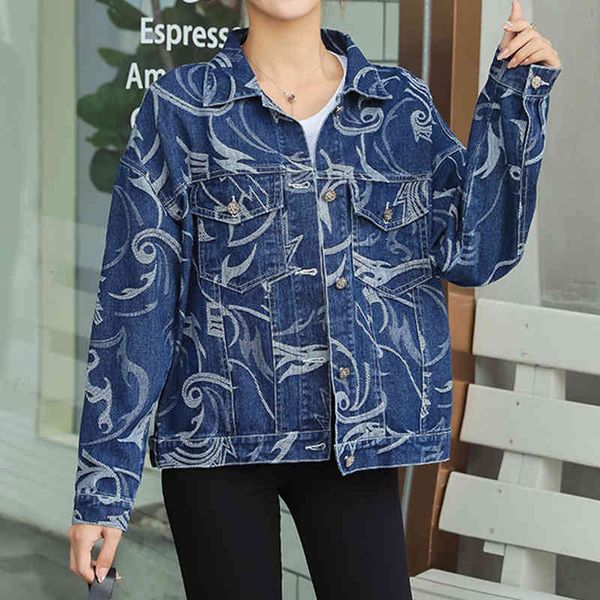 

women's jackets korean style loose thin fashion long sleeve denim women's jacket b8rn, Black;brown