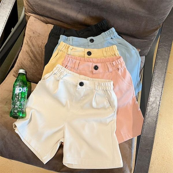 

shorts 2021 girls boys summer fashion kids clothes 3-8 years, Black