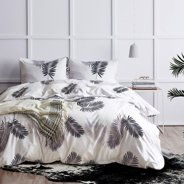 

bedding sets 2021 fashion sanding leaves comforter gold luxury  king size bed sheets set