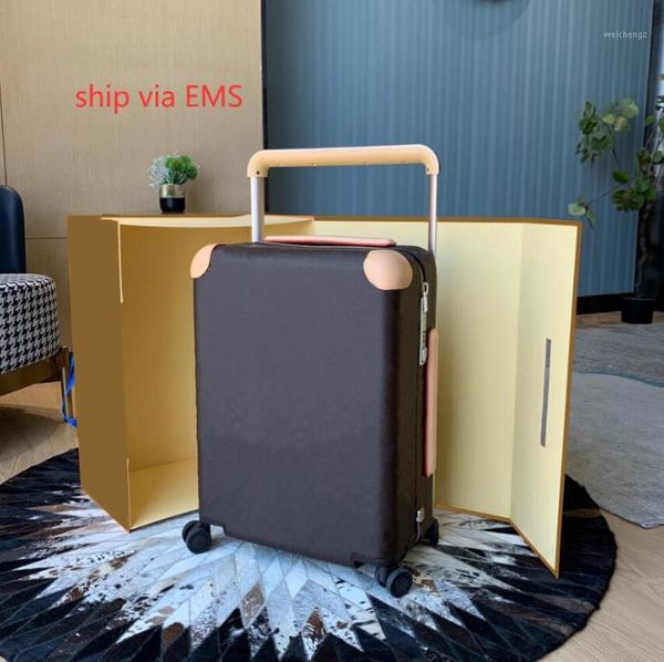 

trolley case air boxes suitcase 55cm*39cm*21cm men's and women's design luggage for traveling 2021 diamonds, Black