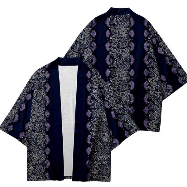 

ethnic clothing japanese fashion kimono streetwear cardigan robe plus size retro pattern summer loose women men haori yukata, Red