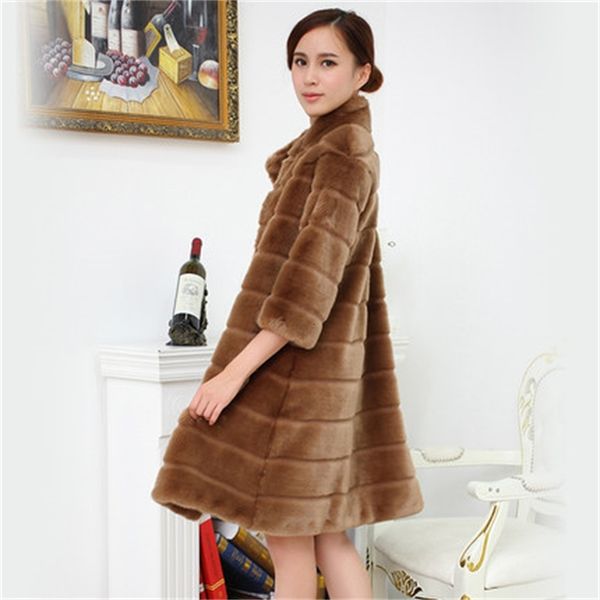 

rabbit skin coat n1 x3cc, Black