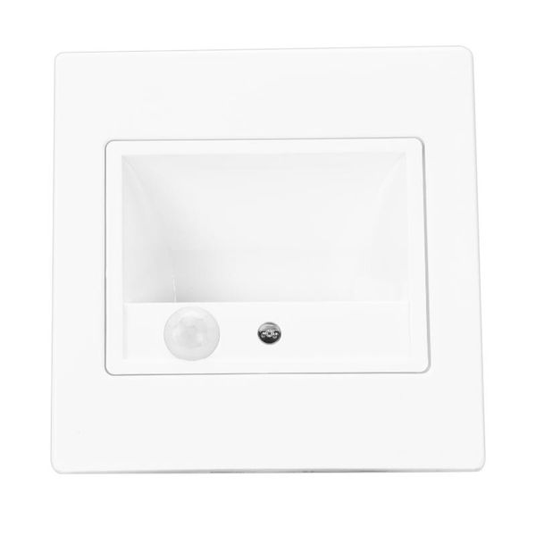 

pir sensor led stair light infrared induction lamp recessed steps wall lamps