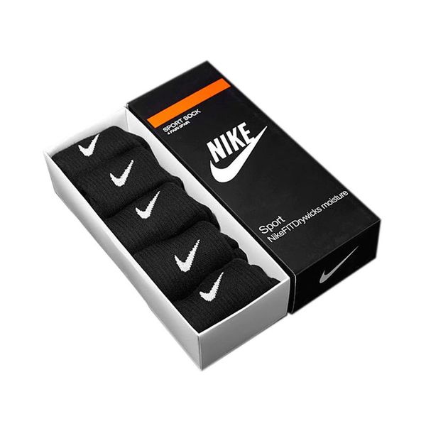 

sports socks original official arrival (3-5 pairs), Black