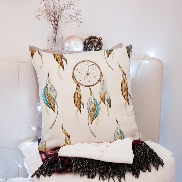 

pillow case 45x45cm home decor flax bedroom living room decoration cushion cover sofa pillowcase wholesale