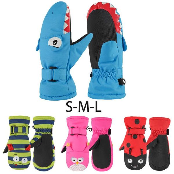 

ski gloves kids winter waterproof soft for children boys girls cycling climbing outdoor anti-slip