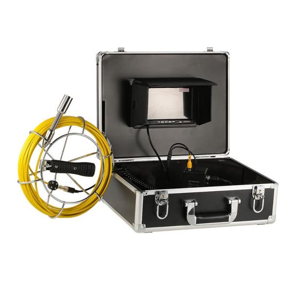 

cameras 20m cable 23mm camera head sewer video pipeline inspection system 7 inch lcd monitor