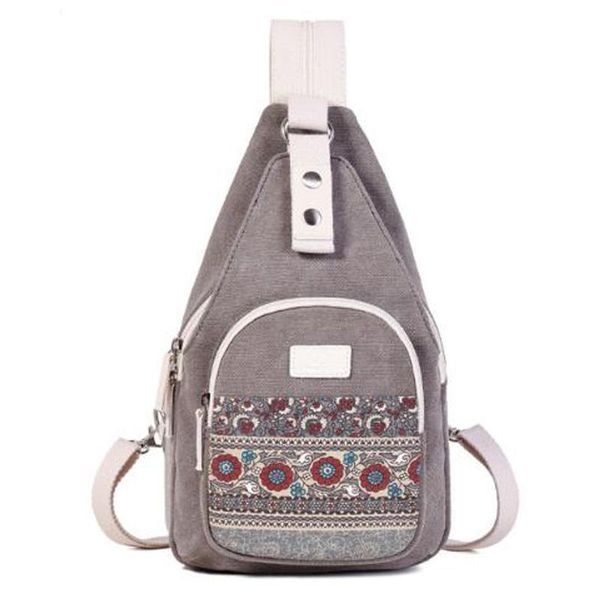 

backpack canvas chest bag casual personality ethnic style retro shoulder