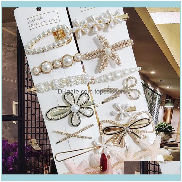 

& tools productskorean hairgrip crystal hair clip for women fashion girl gold sier hairpins headwear aessories barrettes side1 drop delivery