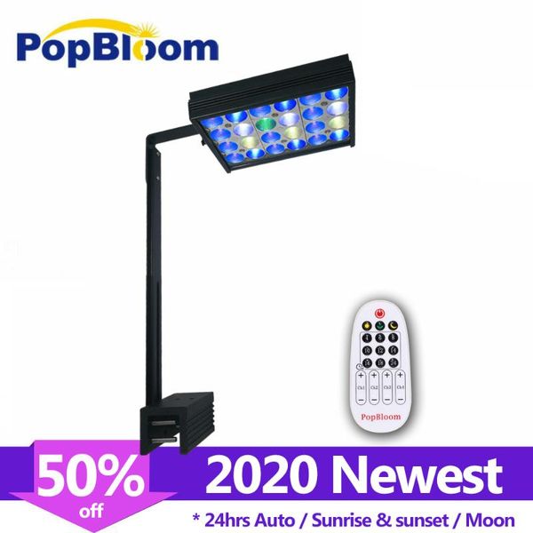 

aquariums lighting dsuny led light aquarium saltwater nano fish tank for marine reef coral sunrise sunset dimmer remoter