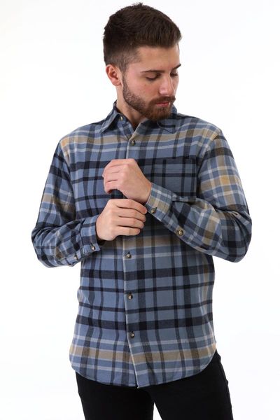 

men's casual shirts surya gray plaid shirt 100 cotton, White;black