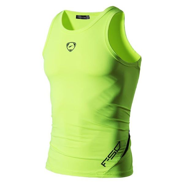 

jeansian sport tank tank sleeveless shirts running grym workout fitness slim compression lsl3306 greenyellow2, White;black