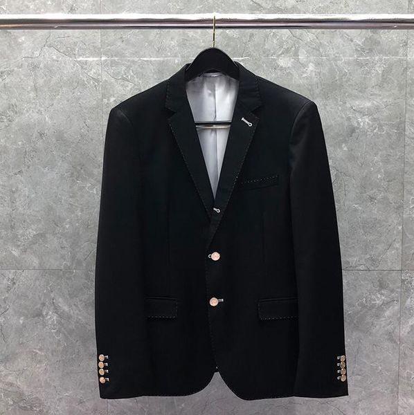 

2021 fashion brand blazer men clothing black formal suit slim fit casual jacket single breasted wool auturan winter coat, White;black