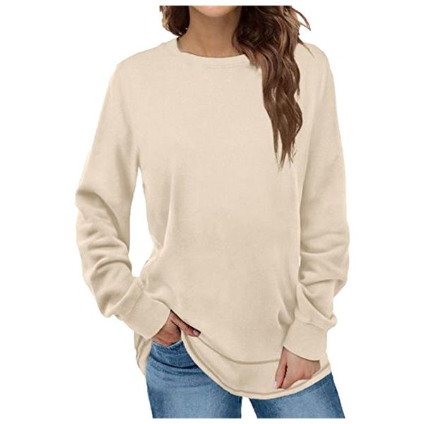 

women's blouses & shirts sweatshirts for women crewneck long sleeve leggings printed pullover sweat shirt korean streetwear #8, White