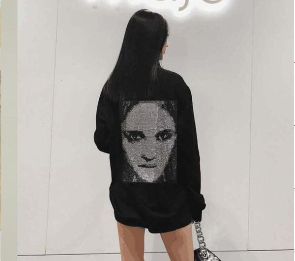 

2021 new female sweatshirt, long sleeve, hood, winter sweaters. 8gip, Black