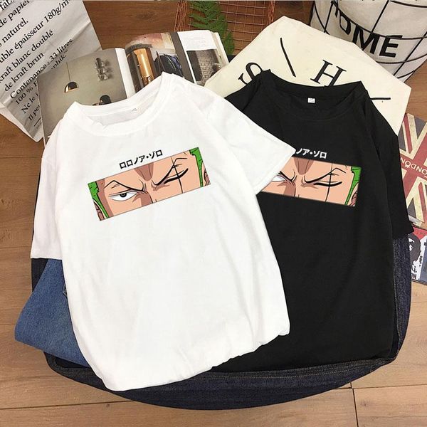 

women's t-shirt kawaii japanese anime one piece luffy t shirt women funny cartoon summer harajuku graphic tees tshirt female, White