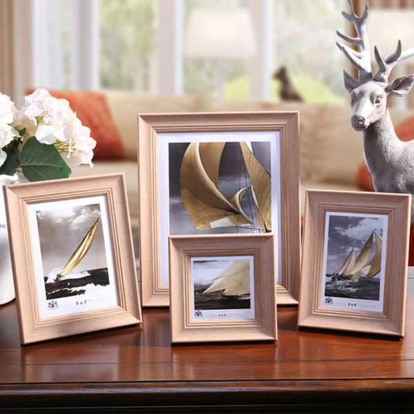 

frames and mouldings simple style 4-10inch po frame delicate rectangle 3 colors picture drame 1 piece home art marcos para fotos