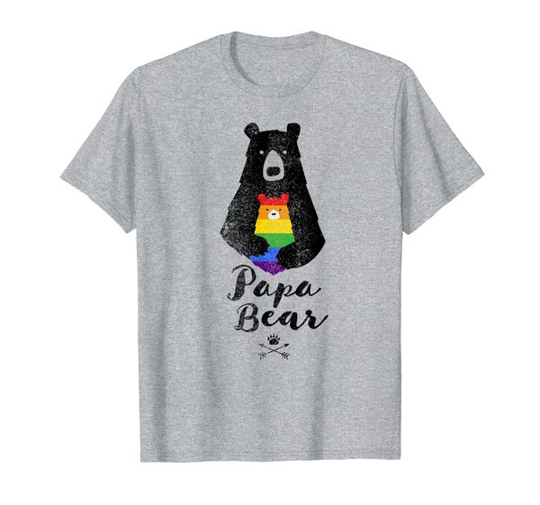 

lgbt dad mom papa bear mama bear lgbt shirt, White;black