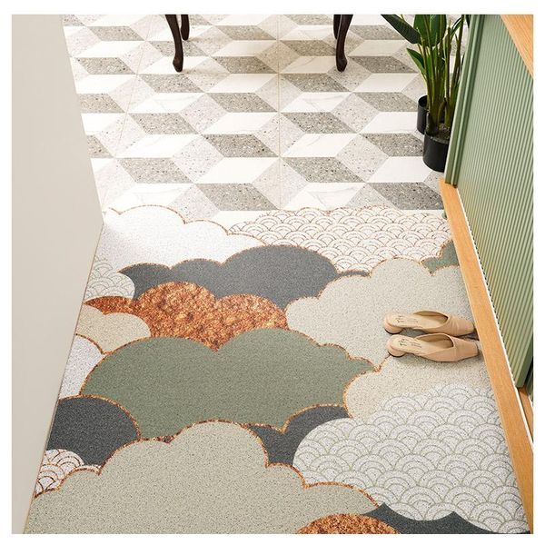 

entrance door mats can be cut mats home entrance porch carpets, door mats, non-slip rubbing soil, silk enclosure rug