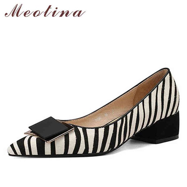 

women's thick suede high heels real leather shoes with metal decoration black size 34-42 for 2 9