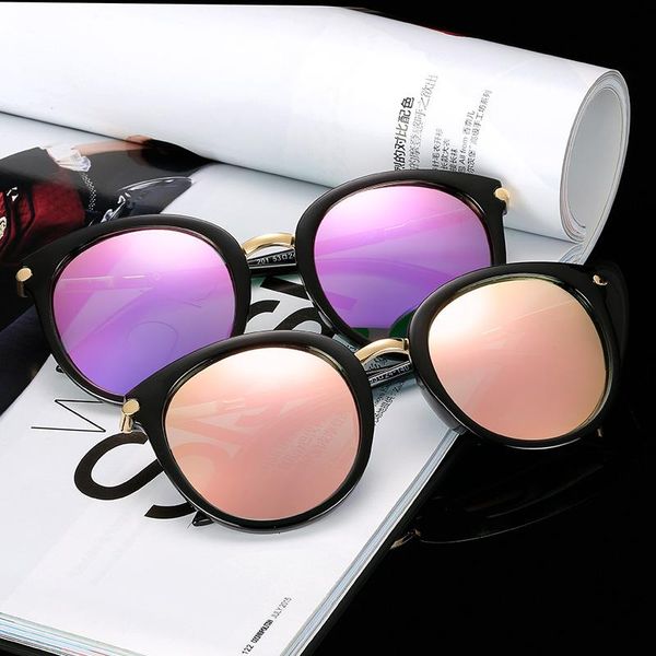 

women fashion classic sunglasses oval driving mirrors vintage uv400, White;black
