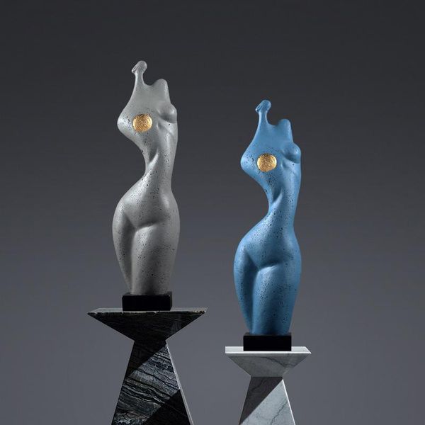 

decorative objects & figurines nordic creative living room porch character ornaments el lobby club sculpture crafts home decoration accessor