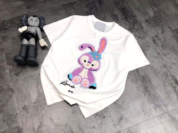 

2021 designer new high-end custom cotton t-shirt fashion all-match men and women with the same style12416, White