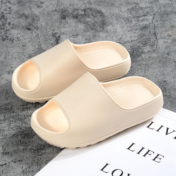 

new bathroom slippers summer floor skid proof slippers women soft indoor couple family stripe flat bath slides home slippers, Black
