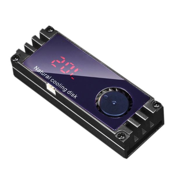 

digital display convenient practical user-friendly design aluminum m.2 cooler heat sink for 2280 ssd hard drive disk fans & coolings