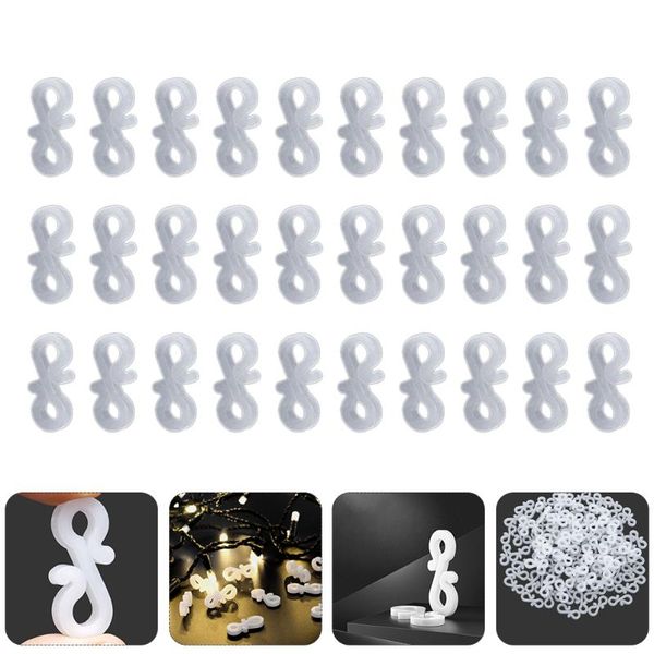 

hooks & rails 100pcs clips outdoors gutter hook christmas lights