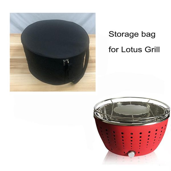 

tools & accessories lotus grill storage bag griddle cover for portable charcoal picnic camping carry barbecue accessory kit