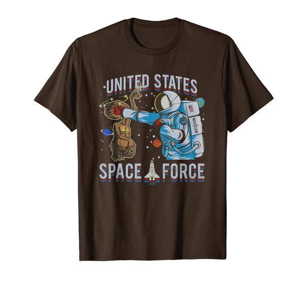 

united states space force funny alien tshirt, White;black