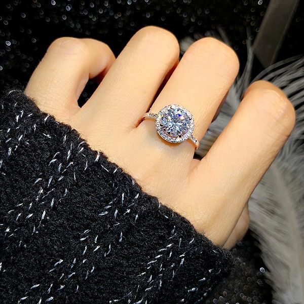 

wedding rings amvie fshion for women cubic zirconia love her promise engagement ring girls size 5-12, Slivery;golden