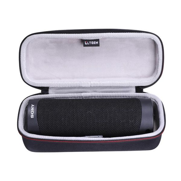 

duffel bags ltgem black eva hard case for sony srs-xb23 extra bass wireless speaker