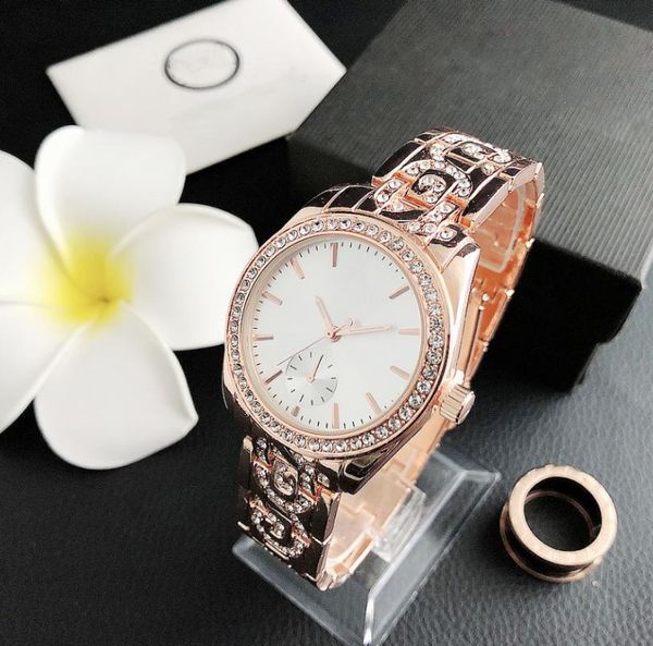 

wristwatches reloj de seÃ±oras la marca lujo famosa las exquisitas del rhinestone a estrenar, Slivery;brown