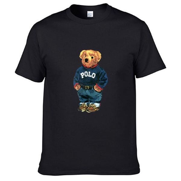 

men's t-shirts 2021 summer outdoor round neck short sleeve hip hop cartoon print t-shirt fashion trend street casual t-sh, White;black